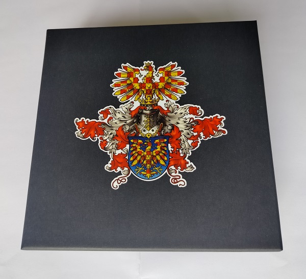 Kožený vojenský opasek MORAVA, s 3D moravskou orlicí